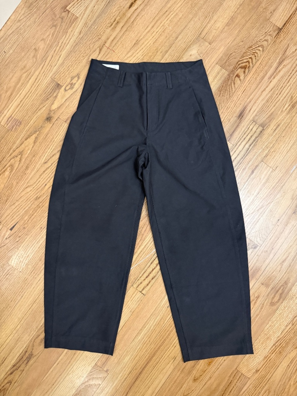 Zara Charcoal Grey BALLOON FIT Pants Wide Leg